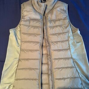 Women's Savvi Quilted Vest in Olive Green